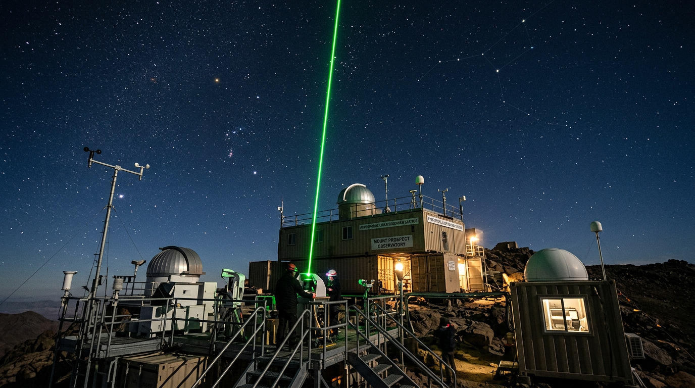 קרן LIDAR לניטור אטמוספרי